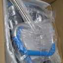 VEVOR Sliding Tub Transfer Bench with 360 Degree Swivel Seat, Sliding Shower Chair with Pivoting Armrest & Padded Seat and Safety Belt, Height Adjustable Bath Chair for Elderly Disabled, 330LBS