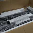 32 Inch Adjustable Height Standing Desk Converter with Keyboard Tray, Sit to Stand Workstation Riser for Laptop & Monitor, 44 lbs Capacity (Black)