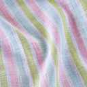 Solino Home Linen Table Runner 48 Inches - 100% Pure Linen Multicolor Palm Beach Stripe Farmhouse Table Runner 14 x 48 Inch Ideal for Dresser and Coffee Tables, Spring, Easter