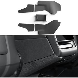 5Pcs Rear Anti Kick Cover for Tesla Juniper 2025 Leather Rear Air Condition Vent Outlet Cover