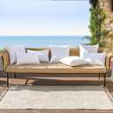 MIULEE Outdoor Pillows 12x20 Pillow Insert Throw Pillow Insert, Water-Resistant Premium Outdoor Pillow Stuffer Sham Rectangle for Couch Sofa Patio Furniture Cushion Porch Swing
