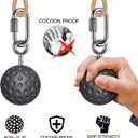 SELEWARE Non-Slip Pull Up Power Balls, Rock Climbing Grips for Strength Training, Forearm and Hand Exerciser for Chin Up Bar, Kettlebell, Barbell, Resistance Band Handles, Home Gym Workout Equipment