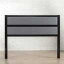 ZINUS Jessica Modern Studio Upholstered Metal Headboard, Twin (Classic Styling to Match Any Dcor)