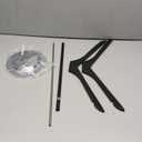 2 Pack Shirt Display Stand, 18-34 Inch Height Adjustable Mannequin Torso for Vendors Shop, More Stable Dress Form Mannequin Stand Clothes Rack, T Shirt Display Holder Jacket Coat Hanger, Black