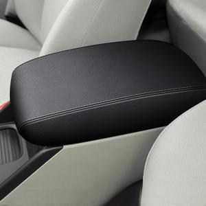 AOMSAZTO Armrest Cover for Civic Honda 2012-2015 Black Center Console Pad for Civic, Black Line 