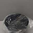 Ceiling Light Fixture, Hallway Ceiling Light with Gold Plate and Matte Black Shade, Modern Simple Style Porch Light Fixtures Semi Flush Mount (Black)