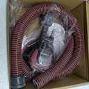 Air Sander with vacuum  6 Inch DA Palm Sander for auto body, High-Speed Random Orbital Pneumatic Sander for Woodworking & Auto Polishing (including 12 sandpaper + accessories)