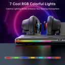 2 x Charging Dock for Nintendo Switch 2 Controller, [4 Game Card Storage Slot] [RBG LED Indicators] 4 in 1 Magnetic Controller Fast Charger Station Dock for Nintendo Switch 2 Accessories