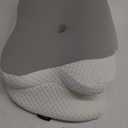 DONAMA Cervical Pillow for Neck and Shoulder, Contour Memory Foam Pillow, Ergonomic Neck Support Pillow for Side Back Stomach Sleepers with Pillowcase (Queen Size 24.8"Lx14.96"Wx5.51"H, Light Grey)