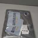 NICETOWN Grey Blackout Curtain Panels for Bedroom, Thermal Insulated Grommet Top Blackout Draperies and Drapes for Basement (2 Panels, W55 x L68-inch, Grey)