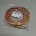 Floor Cord Cover Self Adhesive Cord Hider Floor Extension Cord Covers for Floor Power Cord Protector Cable Management Prevent Cable Trips Cable Cavity 0.32" W x 0.32" H (Light Brown Wood, 10Ft)