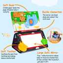 Baby Mirror Tummy Time Toys 0-6 Months with Crinkle Cloth Books Infant High Contrast Newborn Sensory Black and White Toy for 0-3 4 5 6 Months Must Haves Babies 3-6 6-12 Month Boy Girl Shower Gifts