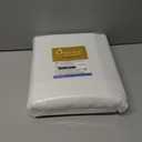 OWENIE Bob White Curtains 84 Inch Length 2 Panels Set for Living Room Bedroom, Light Filtering Rod Pocket Faux Linen Textured Curtain Drapes 84 inches Long, 2 Pcs Each 40Wx84L Inch, White