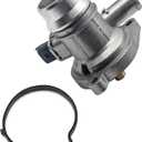 AMCC Upgrade Aluminium Engine Coolant Thermostat Housing Assembly Compatible with 2011-2020 Chevy Cruze Limited Sonic Trax Buick Encore 1.4L Replaces 25200455 55565336 55579010 902-808 55593034