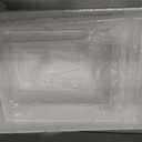 Leinuosen 7 Pcs Large Acrylic Buffet Risers, 6-12" Rectangle, White