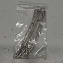 uxcell Wire Keychain Cable, Coated Stainless Steel Luggage Tag Loops Metal Wire Cable Key Ring Loop for Luggage Key ID
