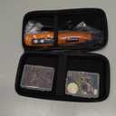 Cordless Rotary Tool, 5 Variable Speed Mini Rotary Tool Kit with 70 Accessories, 3.7V Type-C Charging Power Rotary Tool for Engraving, Sanding, Polishing, Carving, Cutting, DIY Crafts (Orange)