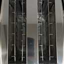 GE 2 Slice Stainless Steel Toaster, Extra Wide Slots for Toasting Bagels, Breads, Waffles & More, 7 Adjustable Shade Settings, Removable Crumb Tray, Countertop Kitchen Essentials, 850 Watts