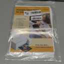 10Pcs Canvas Printer Paper for Inkjet Printers, 8.5x11" Bright White 280gsm Printable Fabric Sheets, Tear-Resistant - Print with Glossy Side for Photo Art Sketch Printing