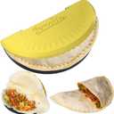 1Pack Tortilla Crimper, 10-12 Flour Tortilla Sealer | DIY Make Sealed Tacos, Quesadillas, Burritos & More | Tortilla Press for Christmas Party | BPA-Free, Dishwasher Safe, Tortilla Press Maker