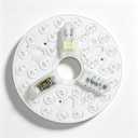 5.3 Inch LED Ceiling Fan Light Replacement, 15W 1500LM Triac Dimmable LED Module, 3000K/4200K/6500K 3 Color, ETL Listed Round Retrofit Light Board for Ceiling Lamp Bedroom Kitchen Living Room