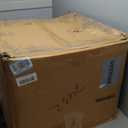 Upholstered Dining Chairs with Casters, Washable Cover Modern Dining Room Chairs with Barrel Backrest & Dual Armrest for Kitchen, Living Room, Bedroom, Sand Fabric, 1Pc