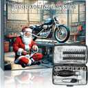 MH MYLUNE HOME Tool Advent Calendar for Adult Men-24 Days Christmas Countdown Gift Set with Premium Sockets,Hex Keys&DIY Accessories-2025 Xmas Unique Holiday Gift for Mechanics,Automotive Enthusiasts