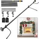 Adjustable Garland Hanger for Door Frame 32"-67" Upgraded Heavy-Duty Garland Decorations Holder for Wreaths, Lights, No Drill Damage-Free Installation,Christmas & Thanksgiving Decorations Holder