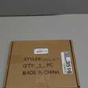 8x10 Picture Frame, Brass Brushed Thin Metal Aluminum Photo Frame with HD Glass, Fit 5x7 with Mat or 8 x 10 without Mat, for Table and Wall, 1 Pack (Bronze)