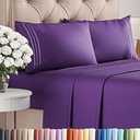 Queen Size 4 Piece Sheet Set - Comfy Breathable & Cooling Bed Sheets Set - Hotel Luxury Bedding for Women, Men, Kids, Teens, Boys & Girls - Deep Pockets, Soft, Wrinkle Free - Oeko-Tex