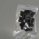 jojofuny 14 Pairs Mini Santa Boots for Crafts - Small Santa Boots for Dollhouse Christmas Decorations, Tiny Doll Shoes for Crafts, 1.1" X 1.1" X 0.4'