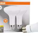 SYLVANIA LED Flood BR30 Light Bulb, 65W Equivalent Efficient 9W, 10 Year, 650 Lumens, Dimmable, 2700K, Soft White - 2 pack (73954)