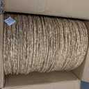 FoldTier 60 Pcs Round Placemats Bulk Plate Chargers Set 11.8 Inch Woven Placemat Rustic Braided Straw Rattan Charger Natural Water Hyacinth Place Mat for Wedding Party Table Single Tableware Use