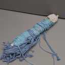 Bucherry Beach Wave Hanging Tassels Decor 16" x 26" Ocean Macrame Wall Hanging Coastal Tapestry Wall Art for Beach Themed Seafaring Living Room Bedroom Home Decoration 