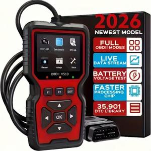 OBD2 Scanner Diagnostic Tool, Check Engine Code Reader OBD2 Scanner with Reset, Mode 6, Mode 8 & I/M Readiness, Auto Check Engine Light Car Diagnostic Scan Tool for All OBDII Car Since 1996