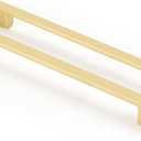 10 Pack 8-4/5 Inch Gold Cabinet Pulls Brushed Gold Cabinet Handles Kitchen Cabinet Handles Brass Dresser Drawer Pulls Kitchen Cabinet Hardware