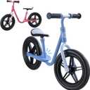 iSporter 10inch or 12inch Kids Balance Bike for Toddler 2 Year Old, Boys Girls Ages 2-5, Gift Push Bikes, No Pedal Training Bicycle, with Footrest, Puncture-proof Tyres, and Height Adjustable