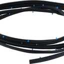 DVPARTS Right Passenger Side Rear Door Weather Strip Seal Rubber 72825SDAA01 72825-SDA-A01 Compatible with Honda Accord 2003-2007