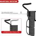 Ultrawall Swivel Bike Storage Rack, Adjustable Wall Mounted Bike Rack for Garage, Vertical Bike Hanger for Indoor Bicycle Storage, Space Saving Bike Holder