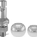 CURT 42280 2 and 2-5/16-Inch Chrome Steel Switch Ball Set, Up to 8,000 lbs. GTW