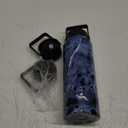 40oz Insulated Water Bottle Stainless Steel Sport Bottles with 3 Lids,Marble Ocean