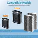 HPA100 Carbon Mixed Replacement Filter for HPA100 HRF-ARVP100 Series Air Purifi-er HPA100, HPA094, HPA101, HPA104, HPA105, HPA3100, HPA5100, 2 R Filter and 2 Activated Carbon Pre-Filter A, 2 Pack