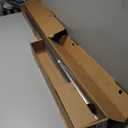 Ivilon Drapery Treatment Window Curtain Rod - Square Design 1 1/8 Rod. 72 to 144 Inch. Satin Nickel