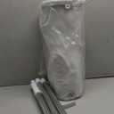 ZJSYJJ Wall Mop and Bucket Set: Wringing Wall Scrubber for Bathroom Cleaning Floor Mop with Spinner for Kitchen Lovely Gift for Women 6 Reusable Pads (15.72'' Mop Head Gray)