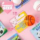 JOYIN 30 Packs Valentines Day Gift Card with Sport PU Balls, Mini Sports Ball Sqishy toy Foam for Classroom Exchange Gift for Kids, Holiday Party Favor Toys, Reward Prizes, Stress and Anxiety Relief