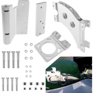 Compatible with Minn Kota 1810302 Talon Sandwich Adapter Bracket-Port,Heavy Duty Port Side Mount for Shallow Water Anchor Adapter Bracket