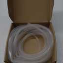 uxcell Silicone Tubing 9/32"(7mm) ID x 3/8"(9mm) OD 16ft(5m) Silicone Rubber Tube Air Hose Water Pipe Clear (7mm x 9mm)