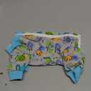 Dog Surgery Recovery Suit, Dog Onesie for Surgery Female Male Dogs, Dogs Pajamas Long Sleeve, Small Dogs Onesie, Abdominal Wound Bandages Surgical Suit, Cat Recovery Suit for Shedding Skin Disease Size Small