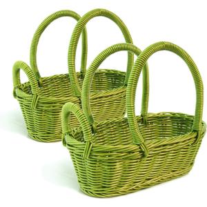 Hand Woven Waterproof Wine Bottle Basket, Red (Red)