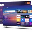 Roku Smart TV – 55-Inch Select Series, 4K HDR TV – Roku TV with Enhanced Voice Remote – Flat Screen LED Television with Wi-Fi for Streaming Live Local News, Sports, Family Entertainment